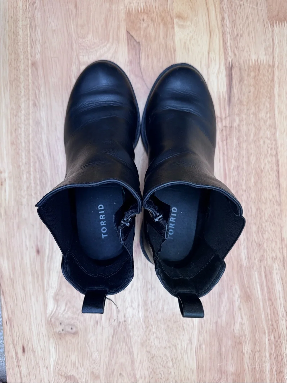 Torrid Black Chelsea Ankle Boots 7WW